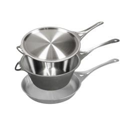 3 Pce 4.5L Saucepan Set With Skillet-Lid & 26cm Frypan - ETA Feb '24