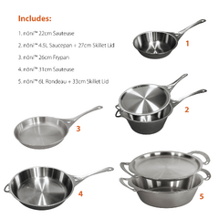 The Ultimate nöni™ 7 Piece Cookware Set! 