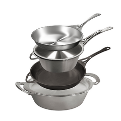 SET FOR LIFE 6 Piece Pack - Stainless and Wrought Iron!