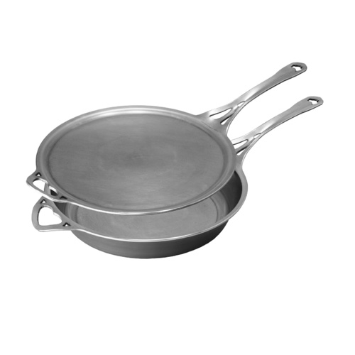 AUS-ION™ 'RAW' 31cm XHD SET (31cm Frying Pan + Skillet-lid/Crêpe/Griddle Pan) 